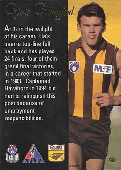 1995 Select AFL Sensation #40 Chris Langford Back